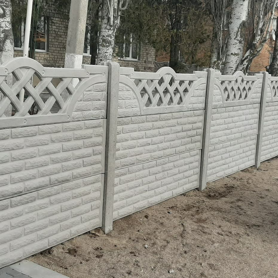 Паркани з бетону. Європаркани.