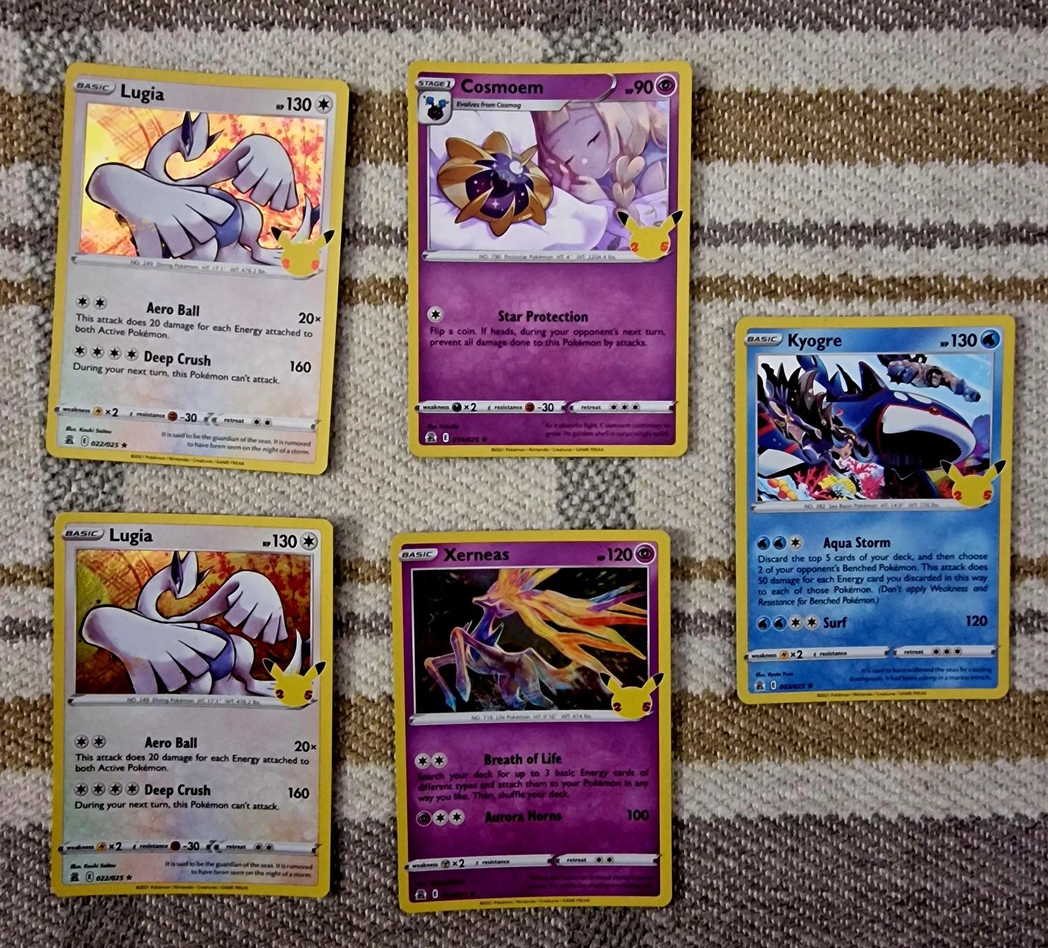 Cartas Pokémon Celebrations