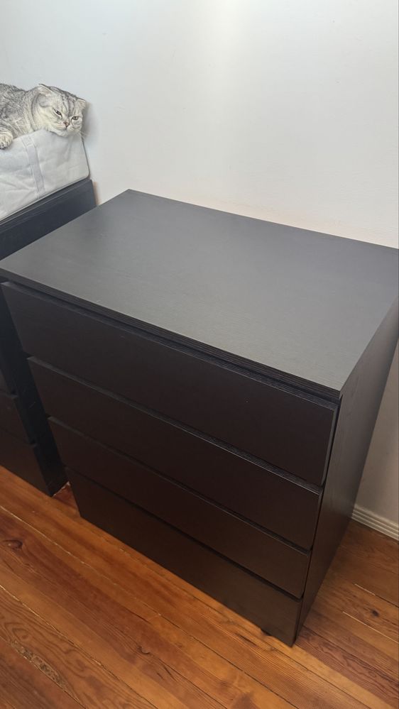 Comoda 4 Gavetas Ikea MALM