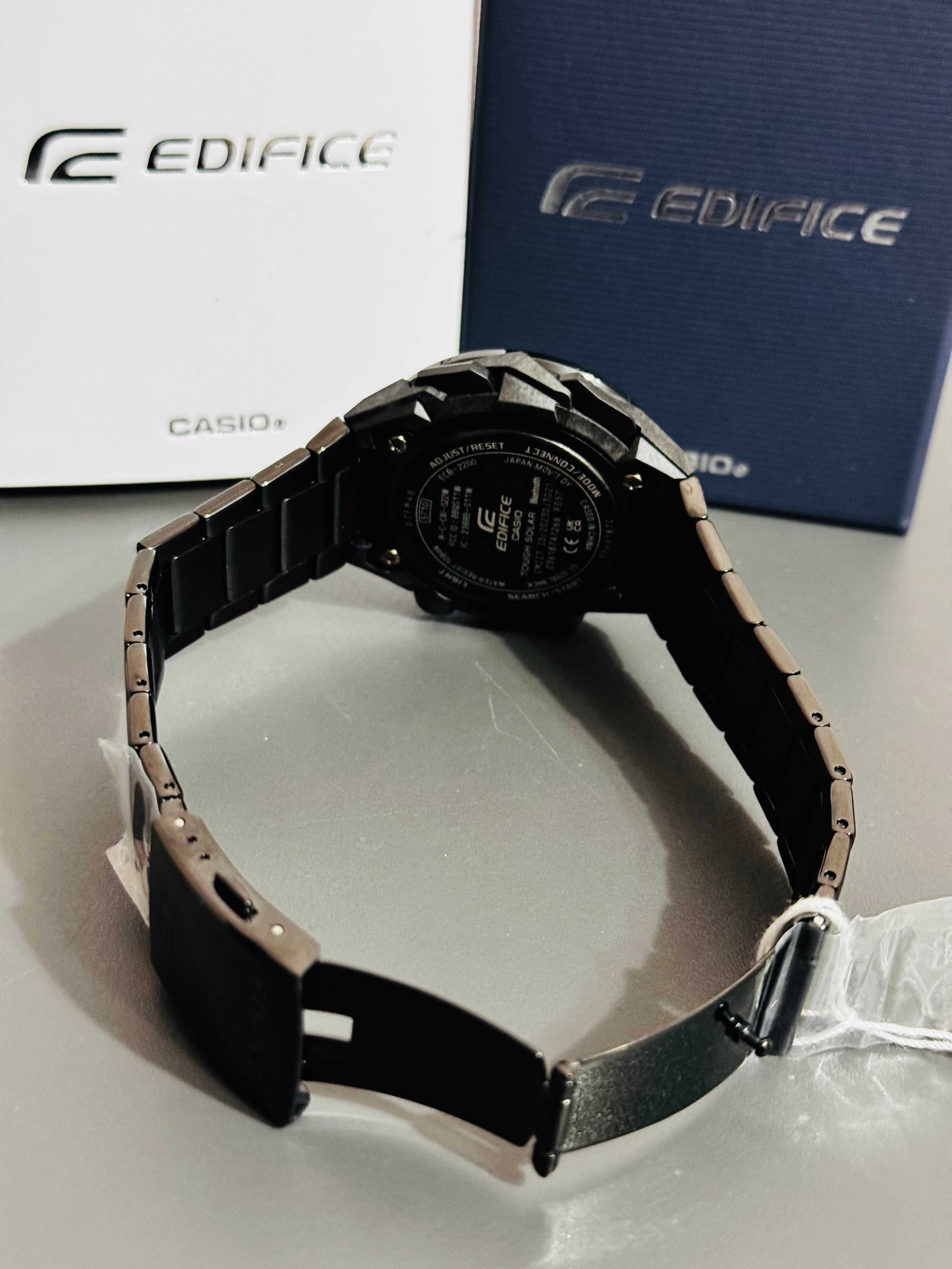 часы casio ecb2200dc-1a edifice