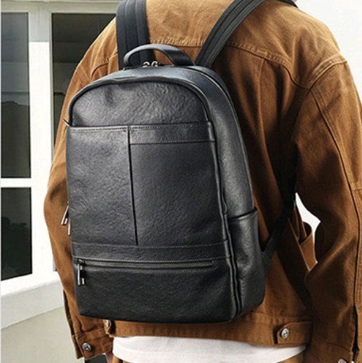 Дуже стильний рюкзак із гладенької натуральної шкіри ( новинка)