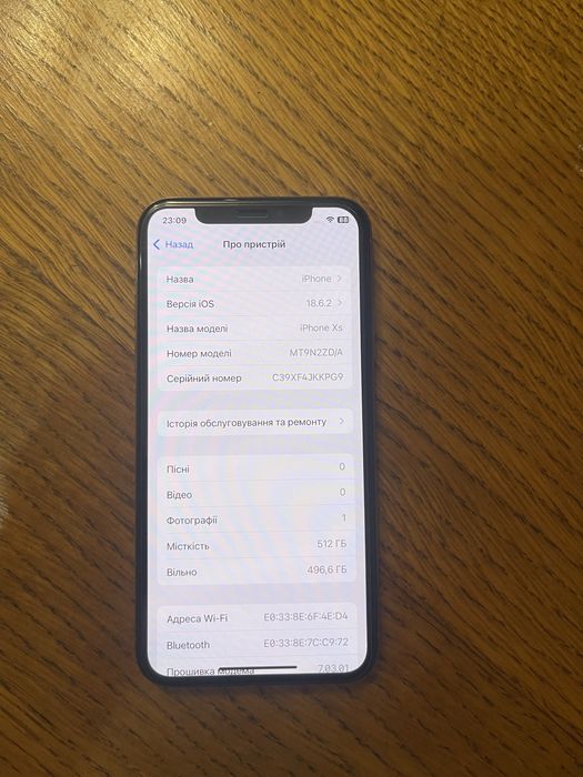 Iphone xs 512 в чудовому стані