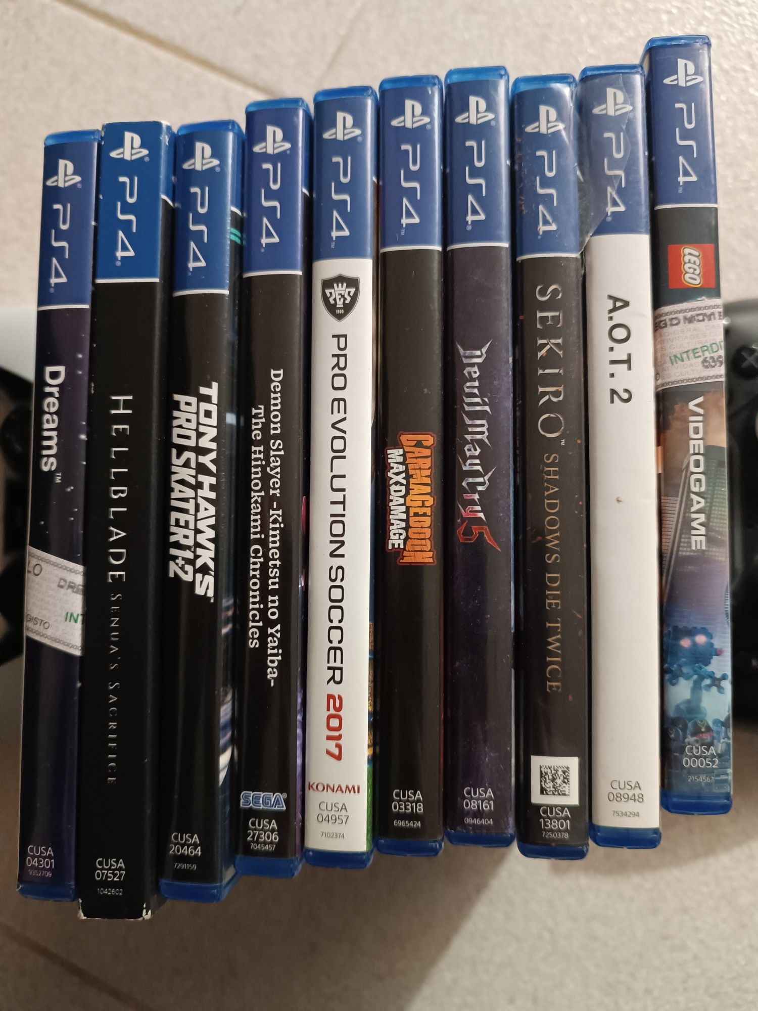 Jogos usados PS4 e PS5