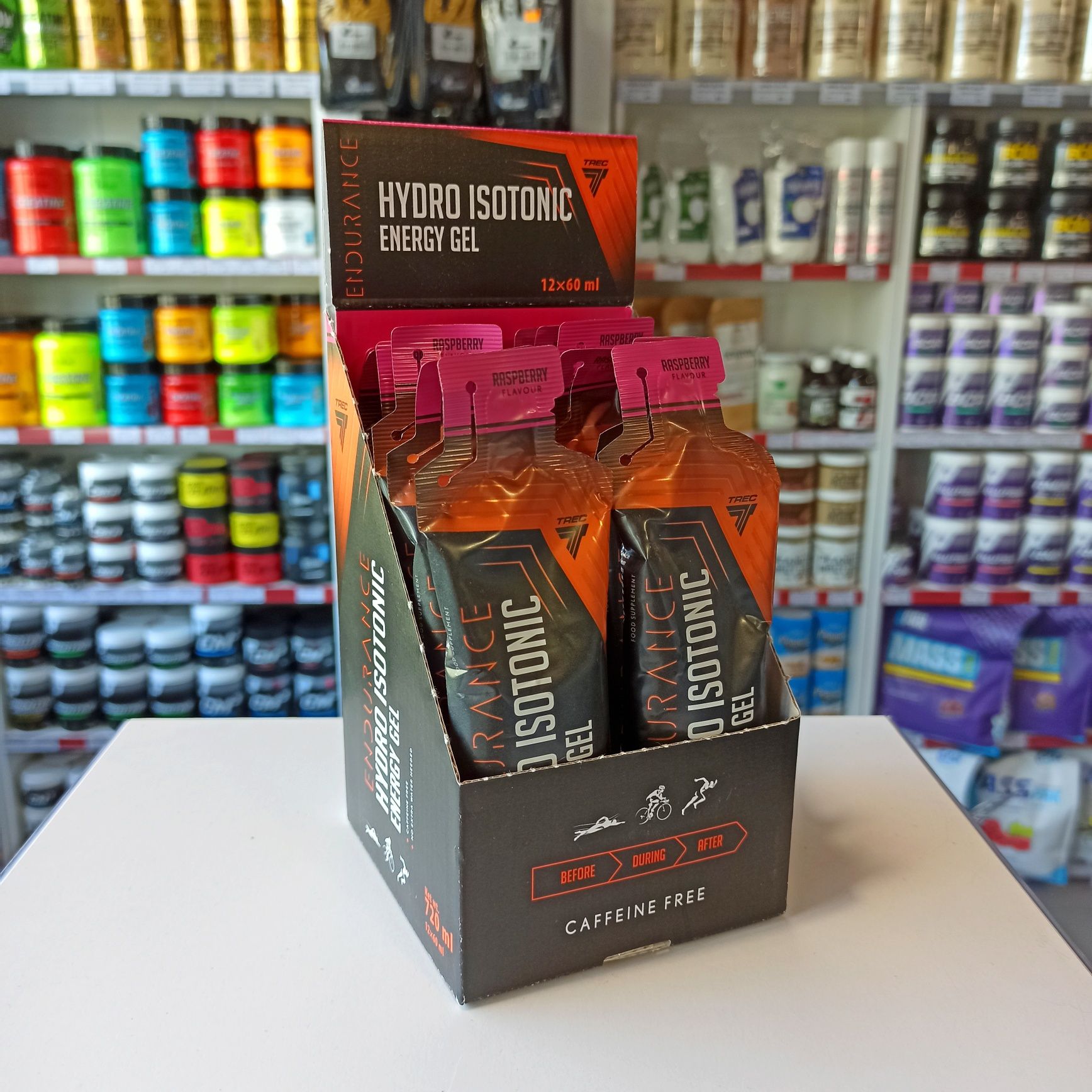 ZESTAW 12x Trec Hydro Isotonic GEL 60ml Żele Energetyczne Izotoniczne
