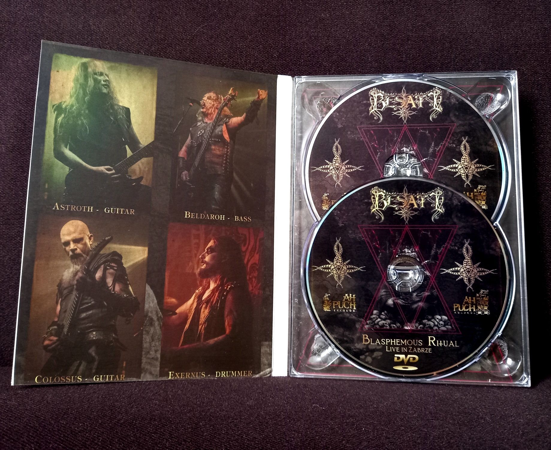 Besatt "Blasphemous Ritual Live in Zabrze" DVD (Mex edition)