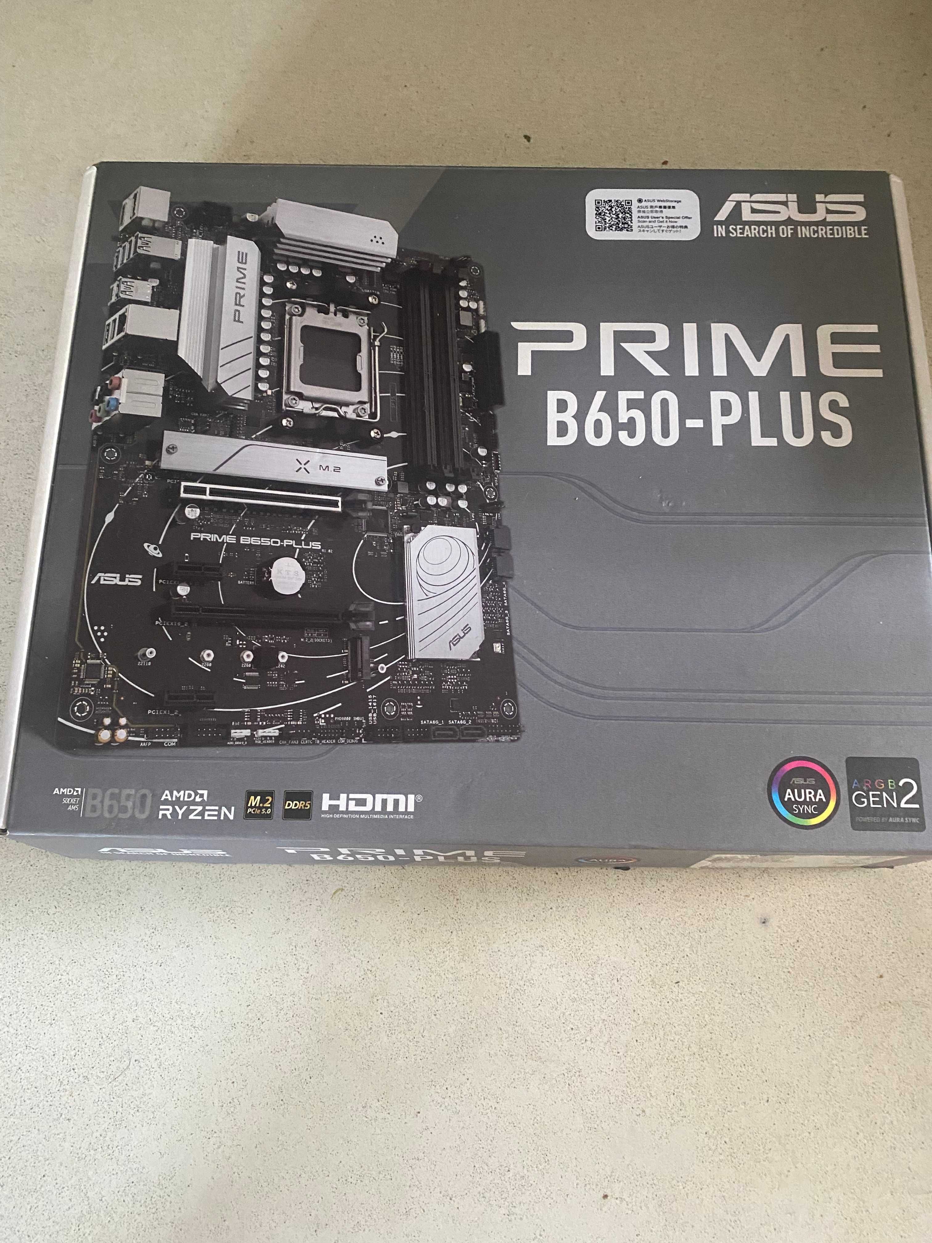 Материнская плата Asus Prime B650-Plus AM5 DDR5 новая
