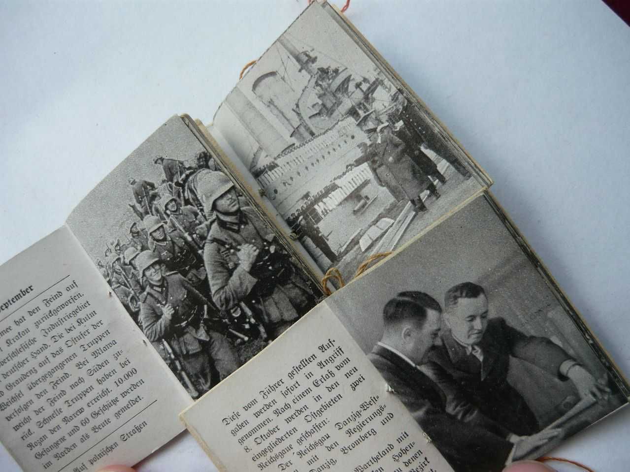 w.h.w. pomoc zimowa II wojna światowa,mini książeczki Der Führer
