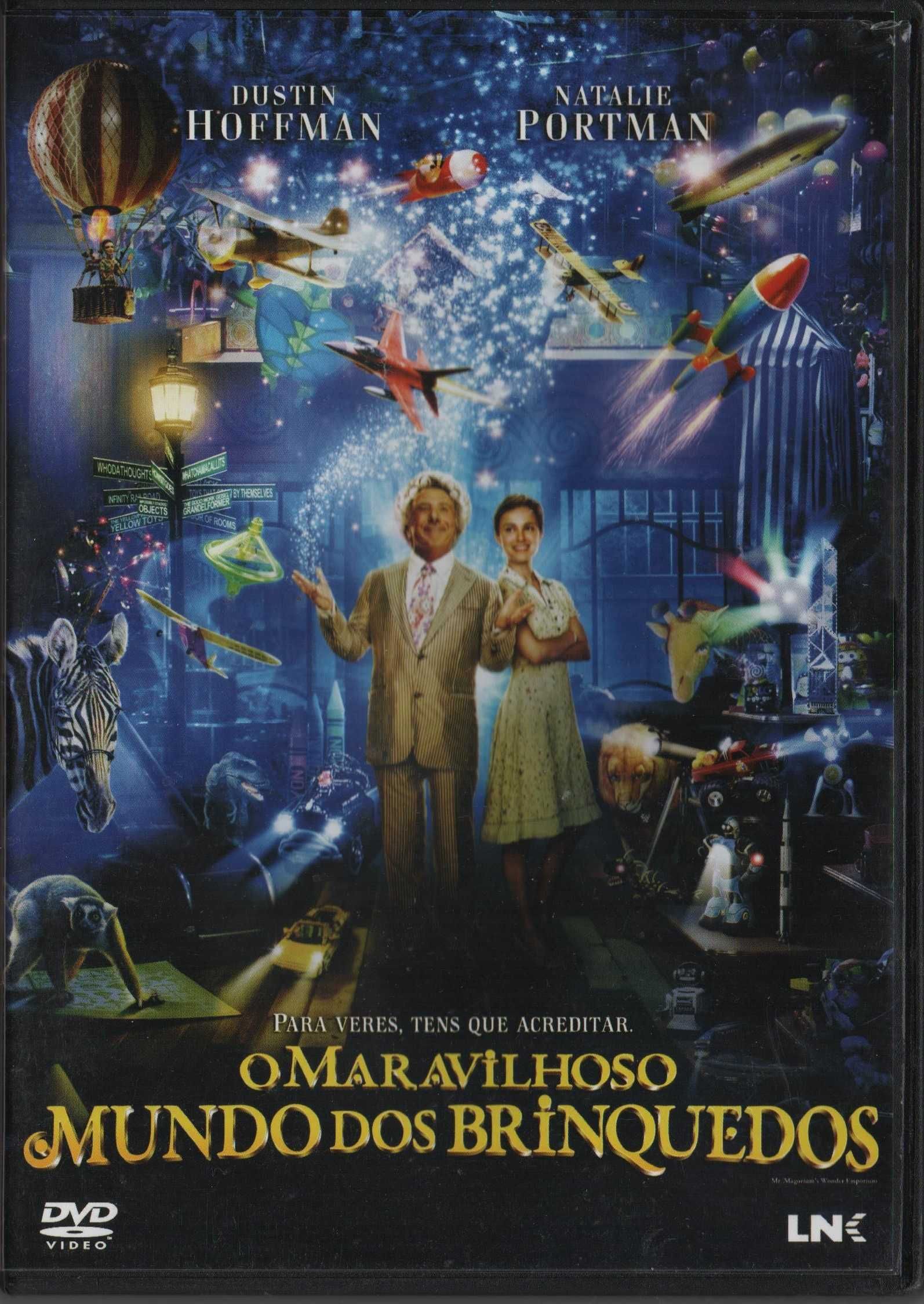 Dvd O Maravilhoso Mundo dos Brinquedos - fantástico - Dustin Hoffman