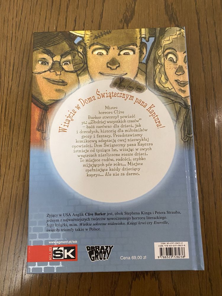 Komiks Złodziej wszystkich czasów Obrazy Grozy wyd.1 Oprisko Barker