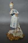 figurka porcelana biskwit Capodimonte 18 cm
