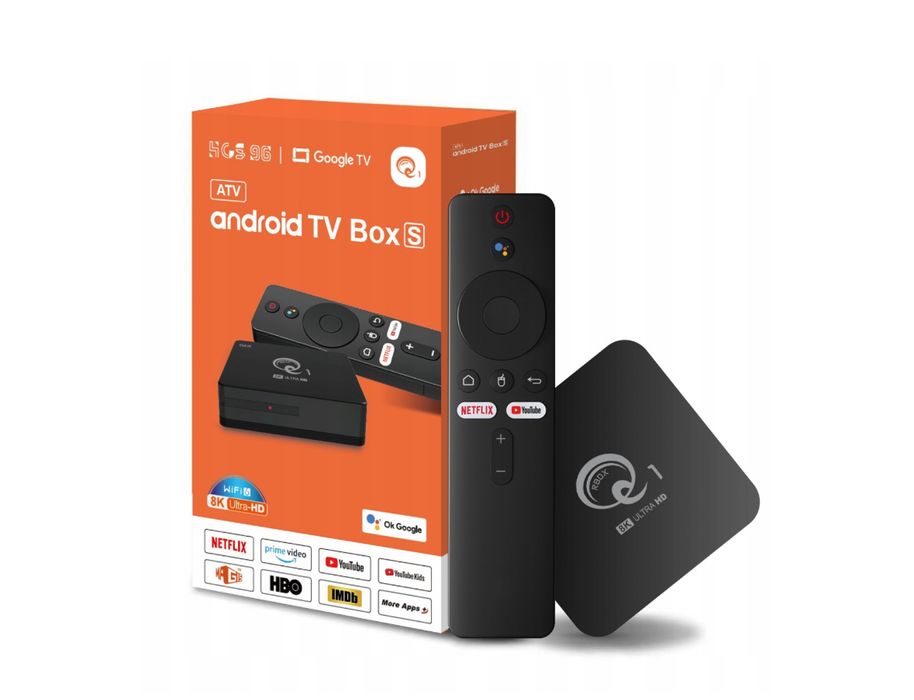 Smart TV Box Netflix Google Play YouTube