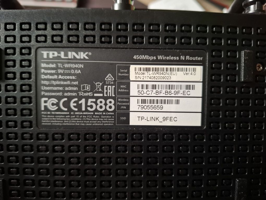 Router TP-LINK TL-WR940N