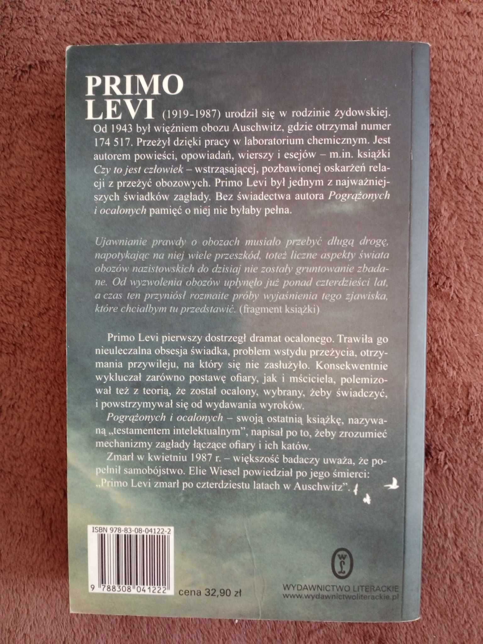 Pogrążeni i ocaleni Primo Levi