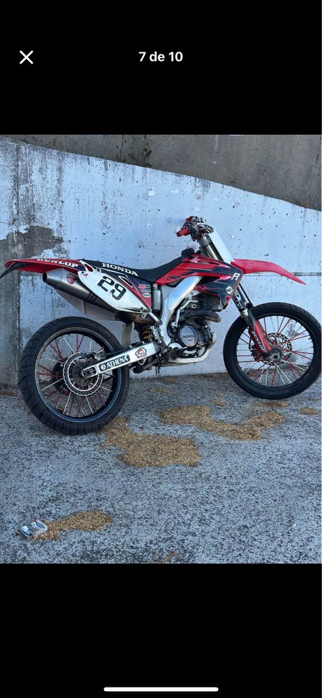 CRF450R matriculada