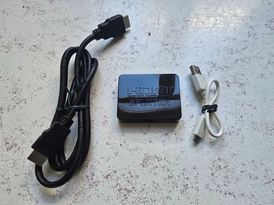 Splitter HDMI 1 para 2 ecra 4K Novo