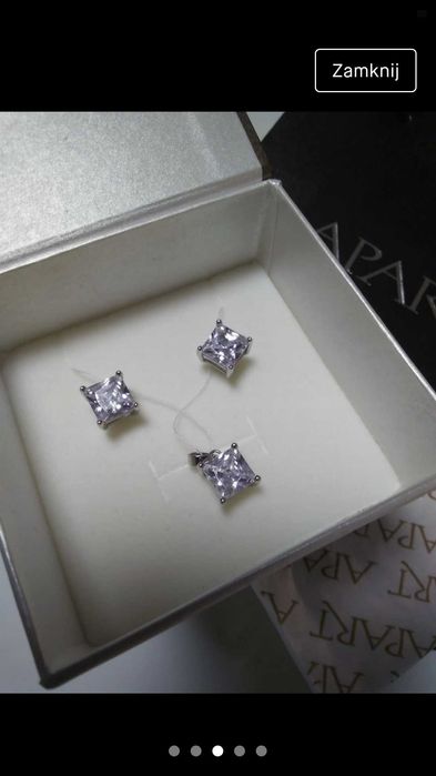 Komplet biżuterii APART nowy