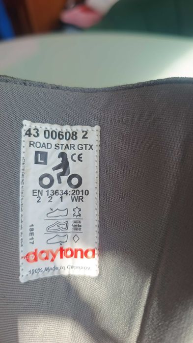 Buty motocyklowe Daytona Gore-Tex® – praktycznie nowe
