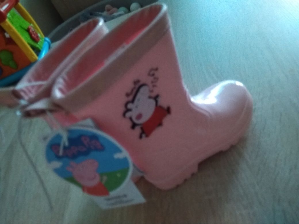 Kalosze różowe Peppa