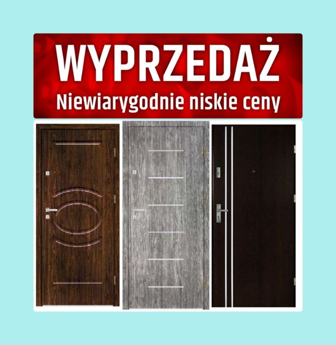 Drzwi ZEWNĘTRZNE -wewnętrzne WEJŚCIOWE drewniane i metalowe z MONTAŻEM