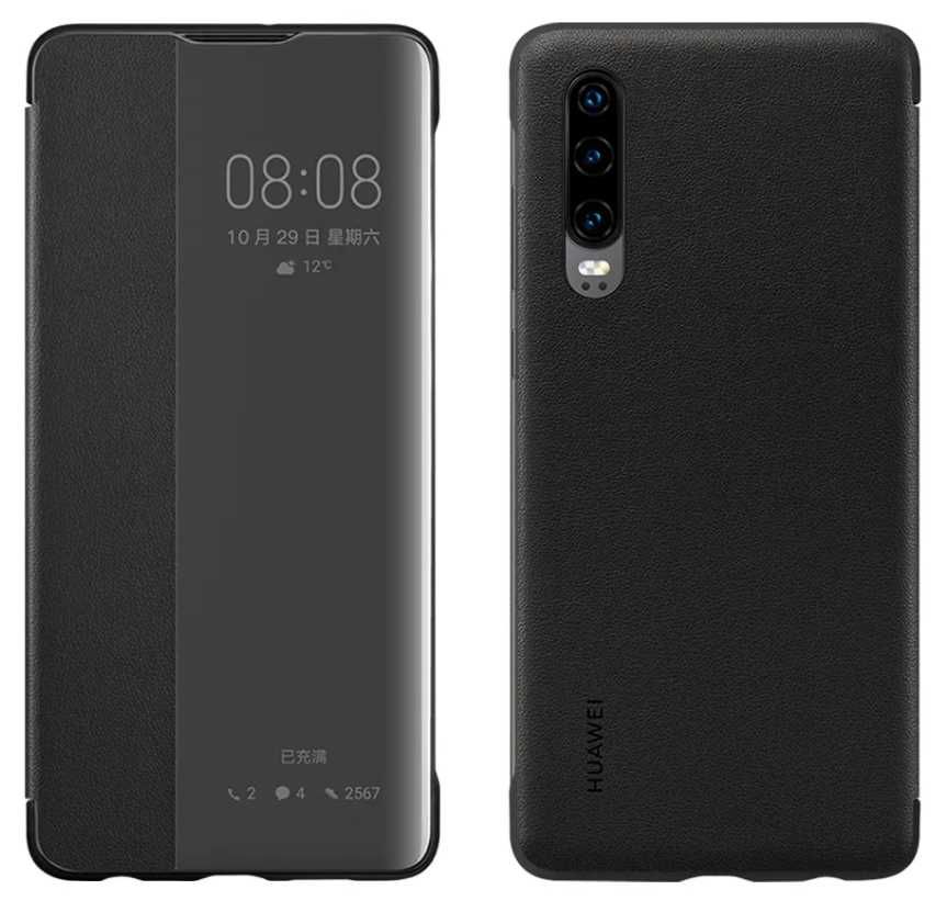 Oryginalne Etui Pokrowiec Smart Cover do Huawei P30 czarny