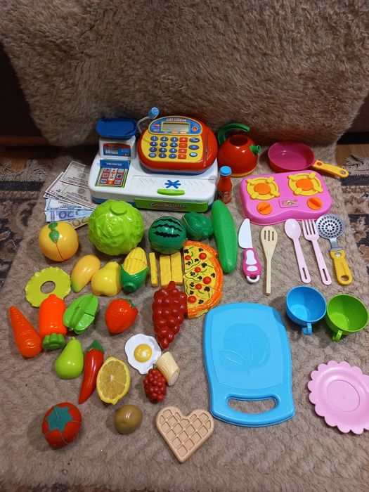 Лот Касса, плита, продукты