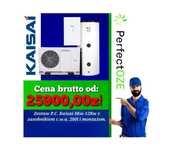Pompa Ciepła KAISAI - Zestaw - Zasobnik 200L - Montaż