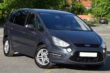 Ford S-Max TITANIUM, D.NAVI, Climatronic 2 stref.,LED,Alu16,El.Szyby,7oso,BZW100%