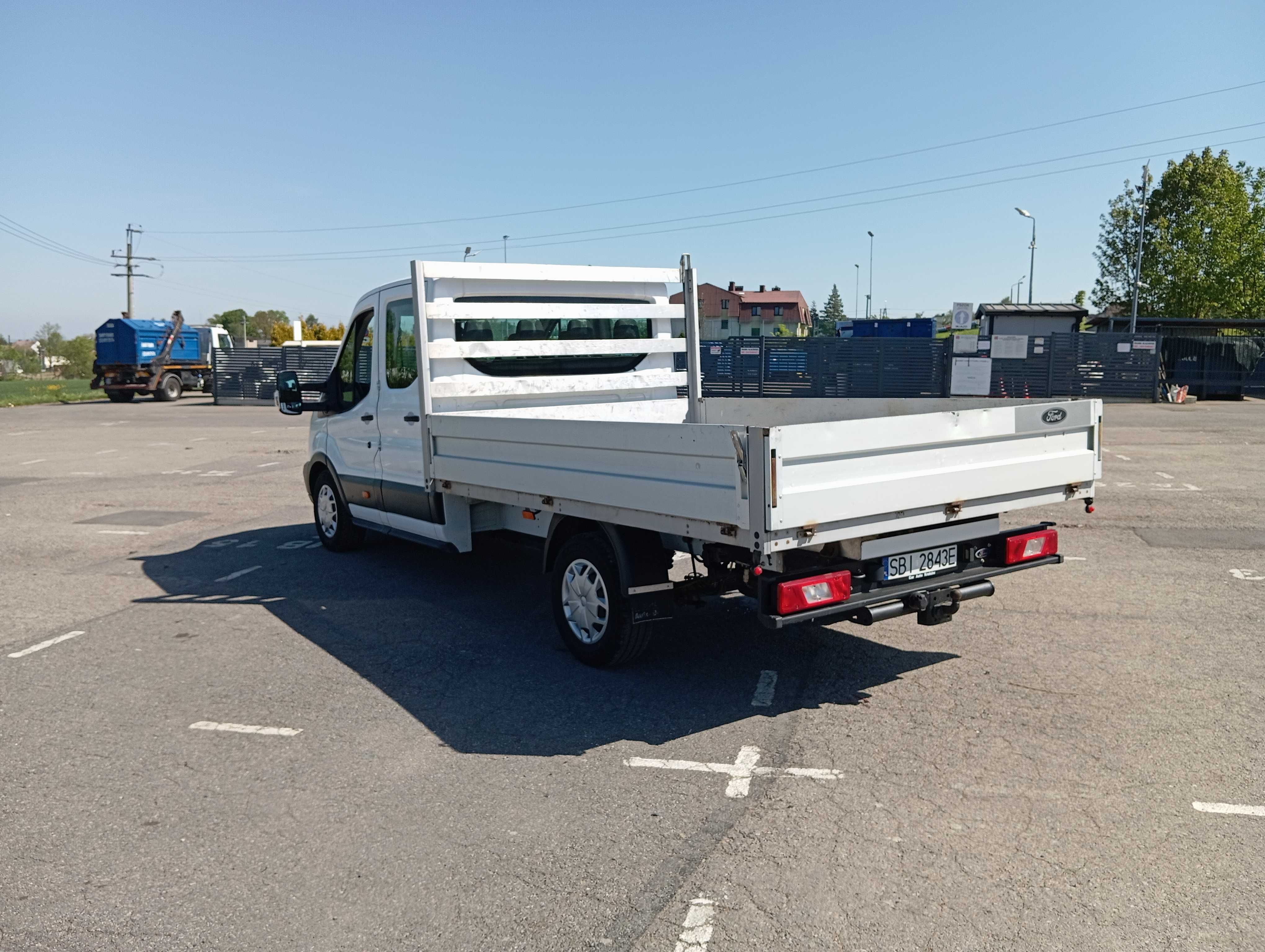 *F-VAT 23%*Ford Transit DOKA*2,2-101KM*7-osób*HAK*Salon PL-1 WŁ*