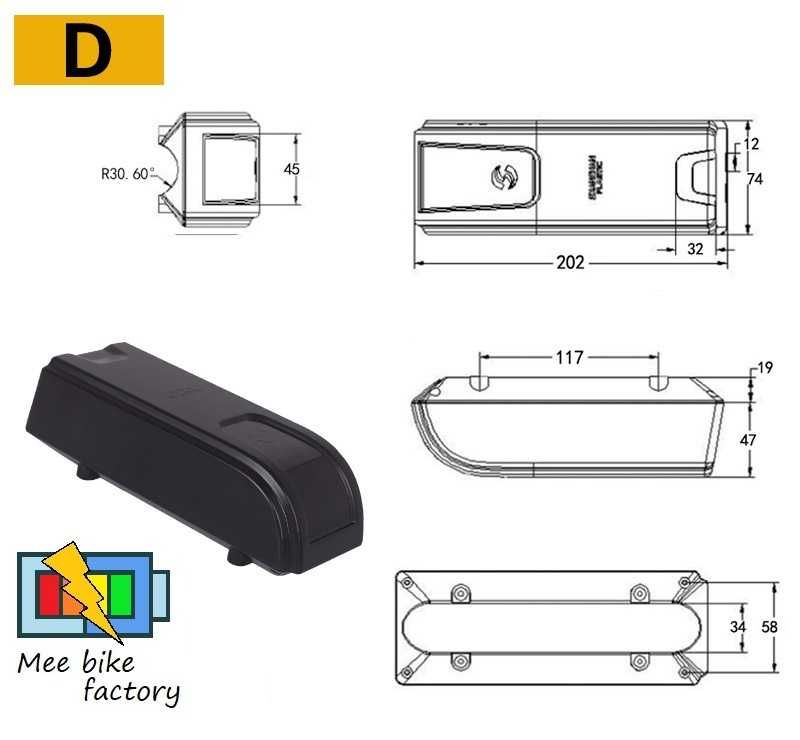 ABS Корпус контролера 250 350 450 500 1000 W 24 36 48 64V