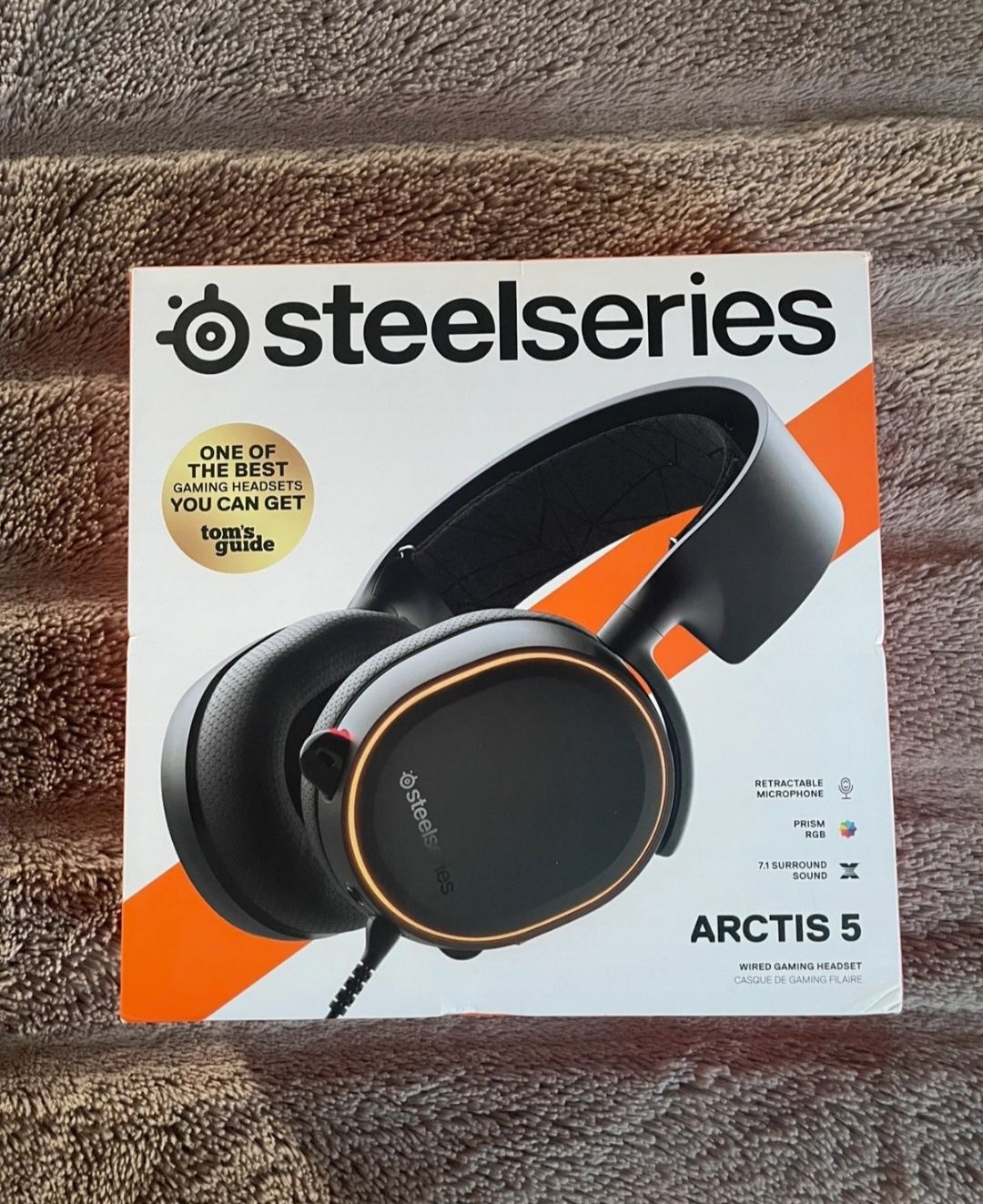 Słuchawki steelseries arctis 5 czarne