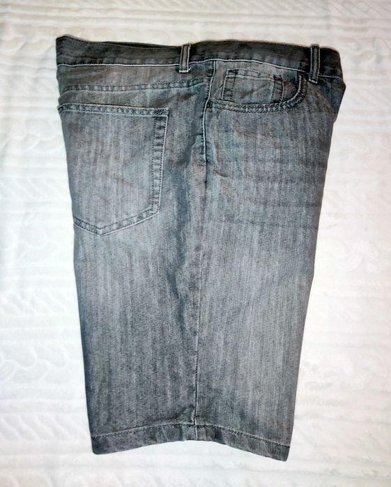 DENIM CO spodenki Jeans męskie szare jak NOWE roz ok XL W 36