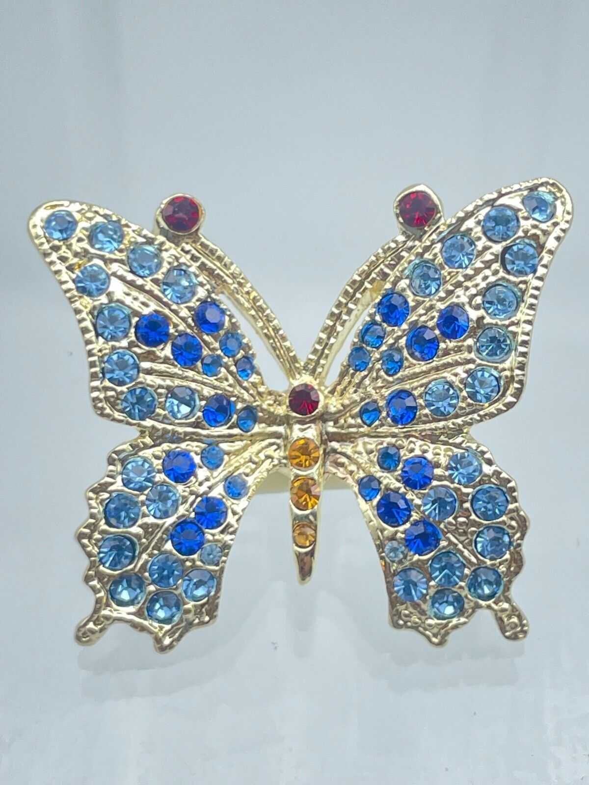 Motyle magnesy kolekcja Keren Kopal Faberge Swarovski Unikat
