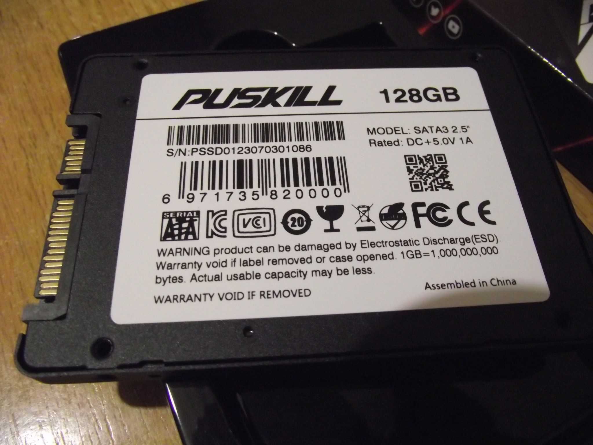 Твердотельный жёсткий диск SSD 128Gb
