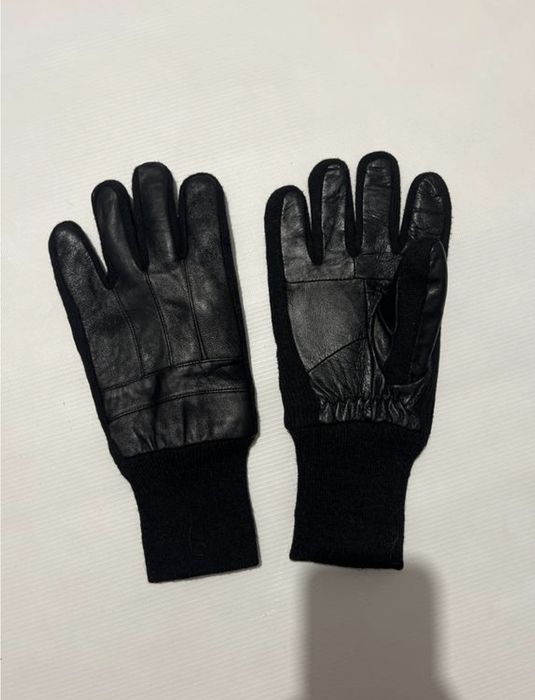 Чоловічі рукавиці шкіряні livergy кожа фліс