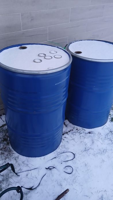 Beczka metalowa 200 litrów zbiornik