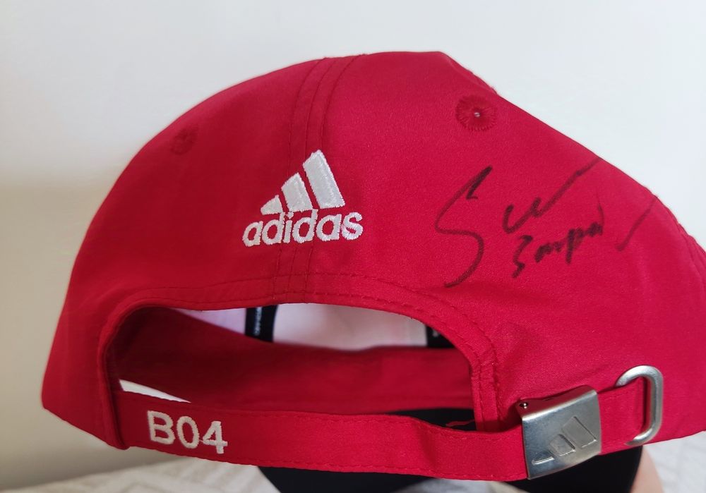 Adidas,czapka Bayer Leverkusen z autografami
