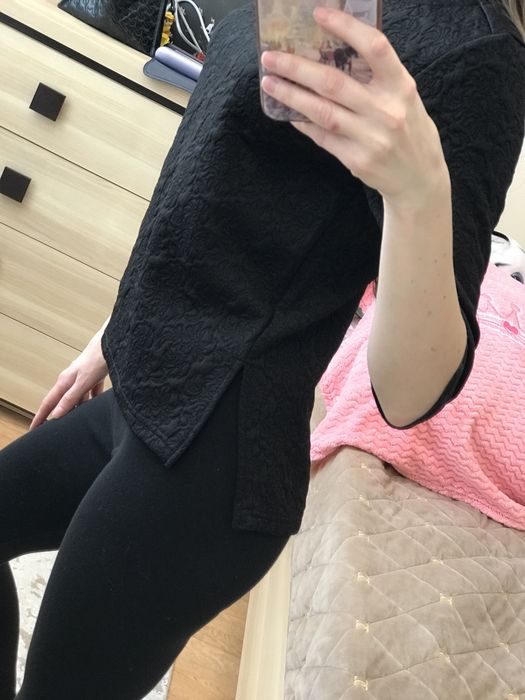 Чорна кофта фактурна