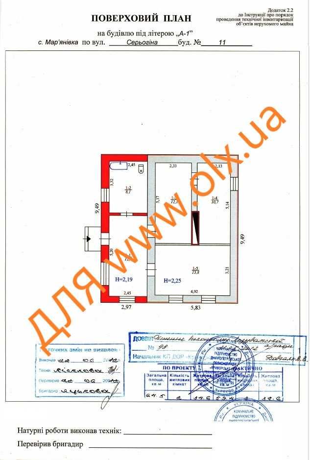 Продаж будинку, Дніпропетровська, Мар'янівка (Кривий Ріг) Серьогіна 11