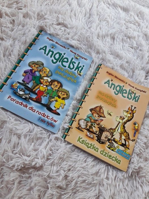 Agielski na dobry początek 2 książki dla rodziców i dla dziecka