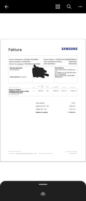 Samsung Z Fold 6 Limited Edition Carbon Antracyt