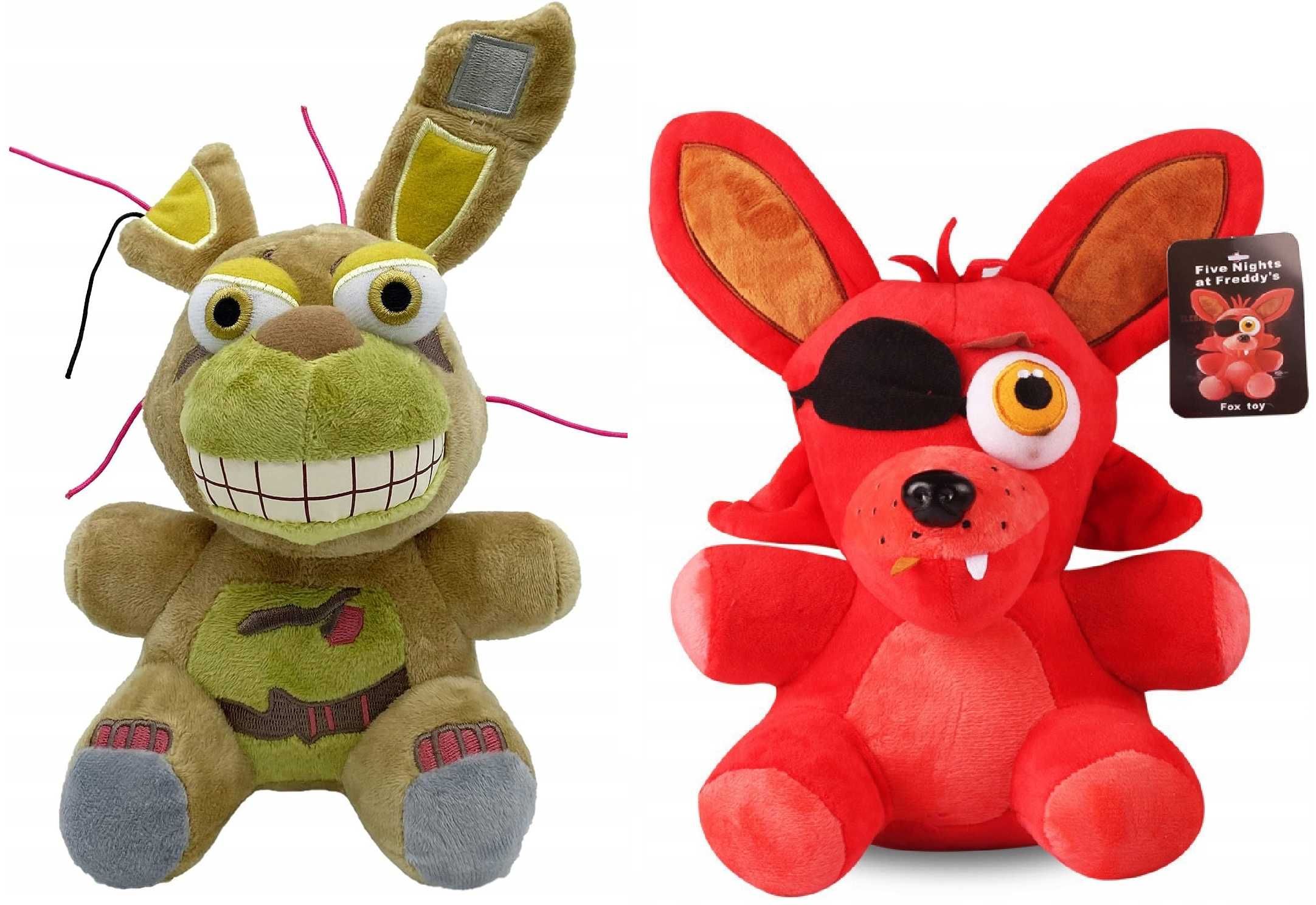 2x Maskotki FNAF Springtrap i Foxy ! Prezent Na Dzień Dziecka