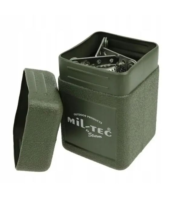 Складний компактний військовий  туристичний газовий пальник Mil-Tec -