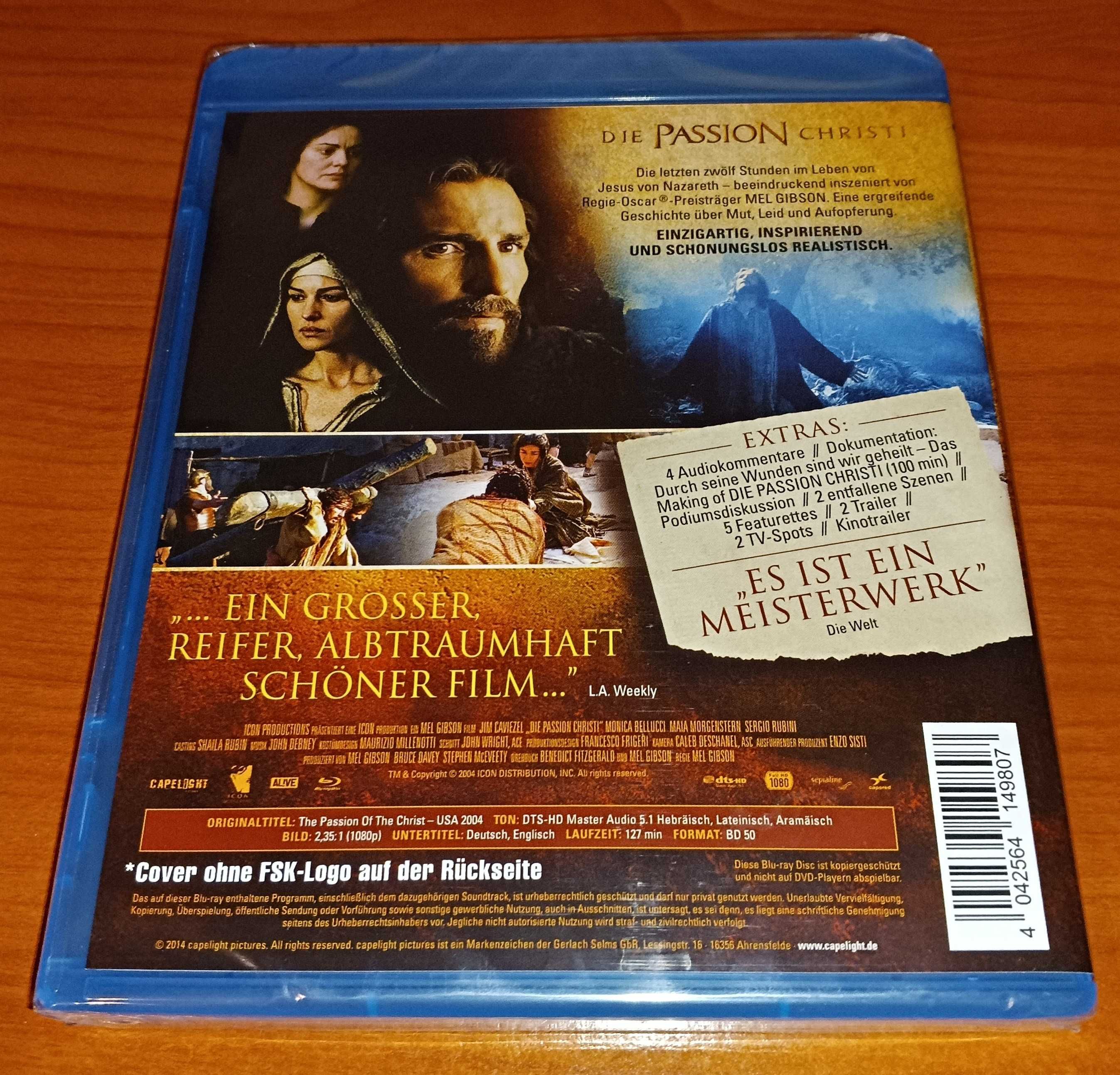 Blu-Ray Die Passion Christi (Mel Gibson film)