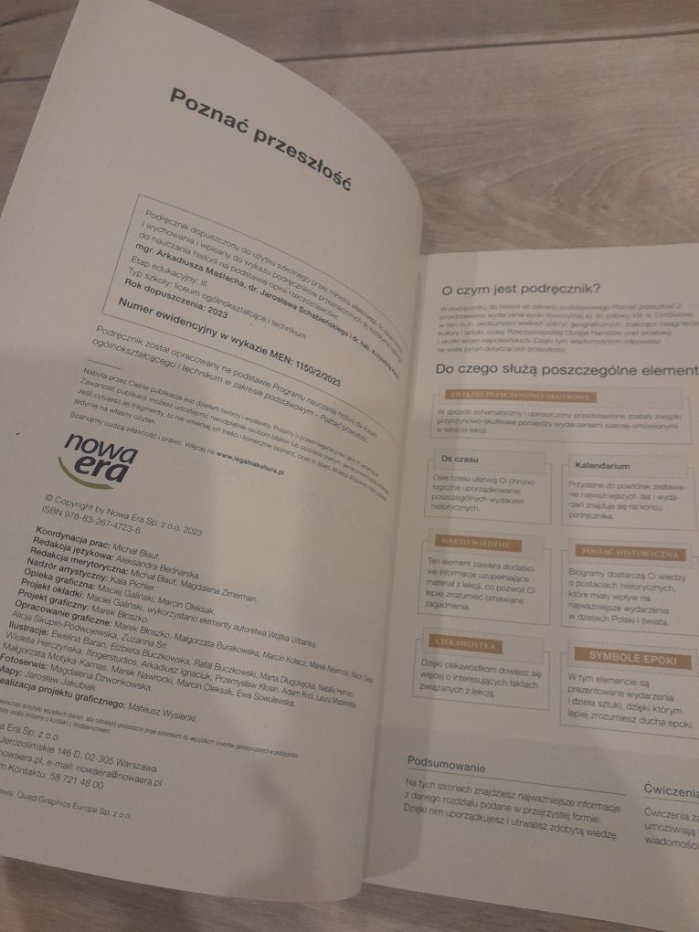 Podręcznik Hisotria nowa era zakres podstawowy
