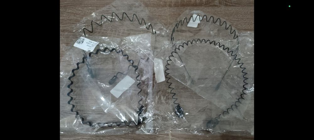 Обручи на голову металлические 6 шт разные