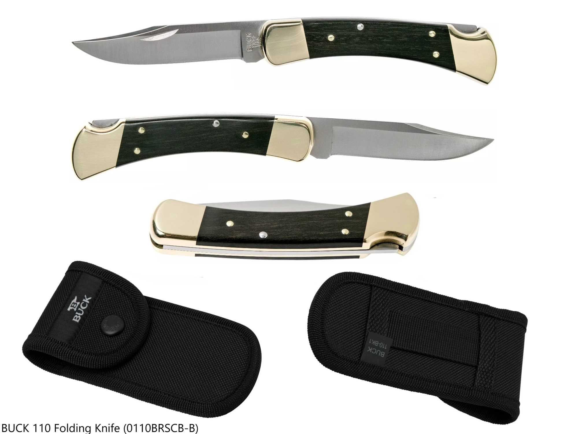 Ніж BUCK 110 Folding Knife + Kwik Thumb Stud
