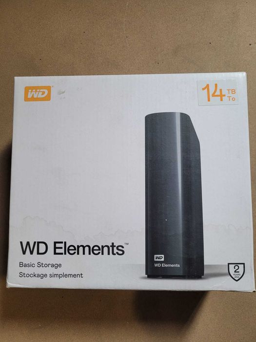 dysk wd elements desktop 14tb hdd czarny
