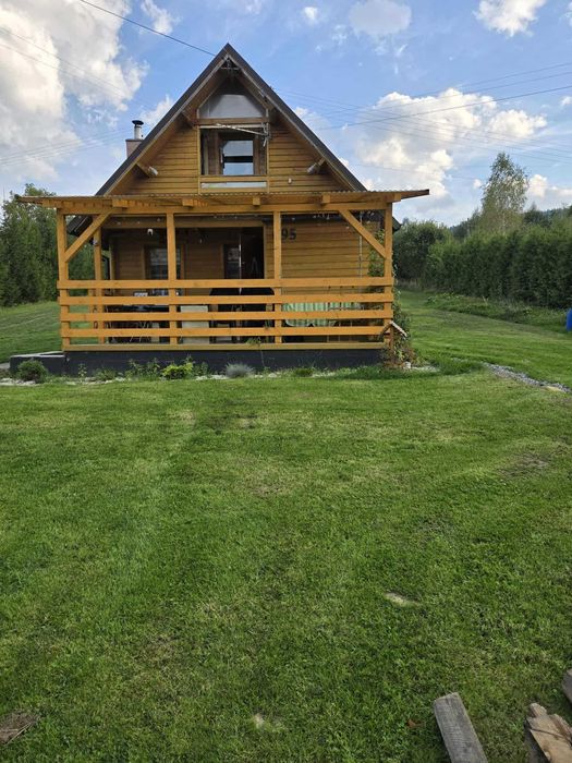 DOMEK NA WYNEJEM 70m kominek, klimatyzacja, umeblowany