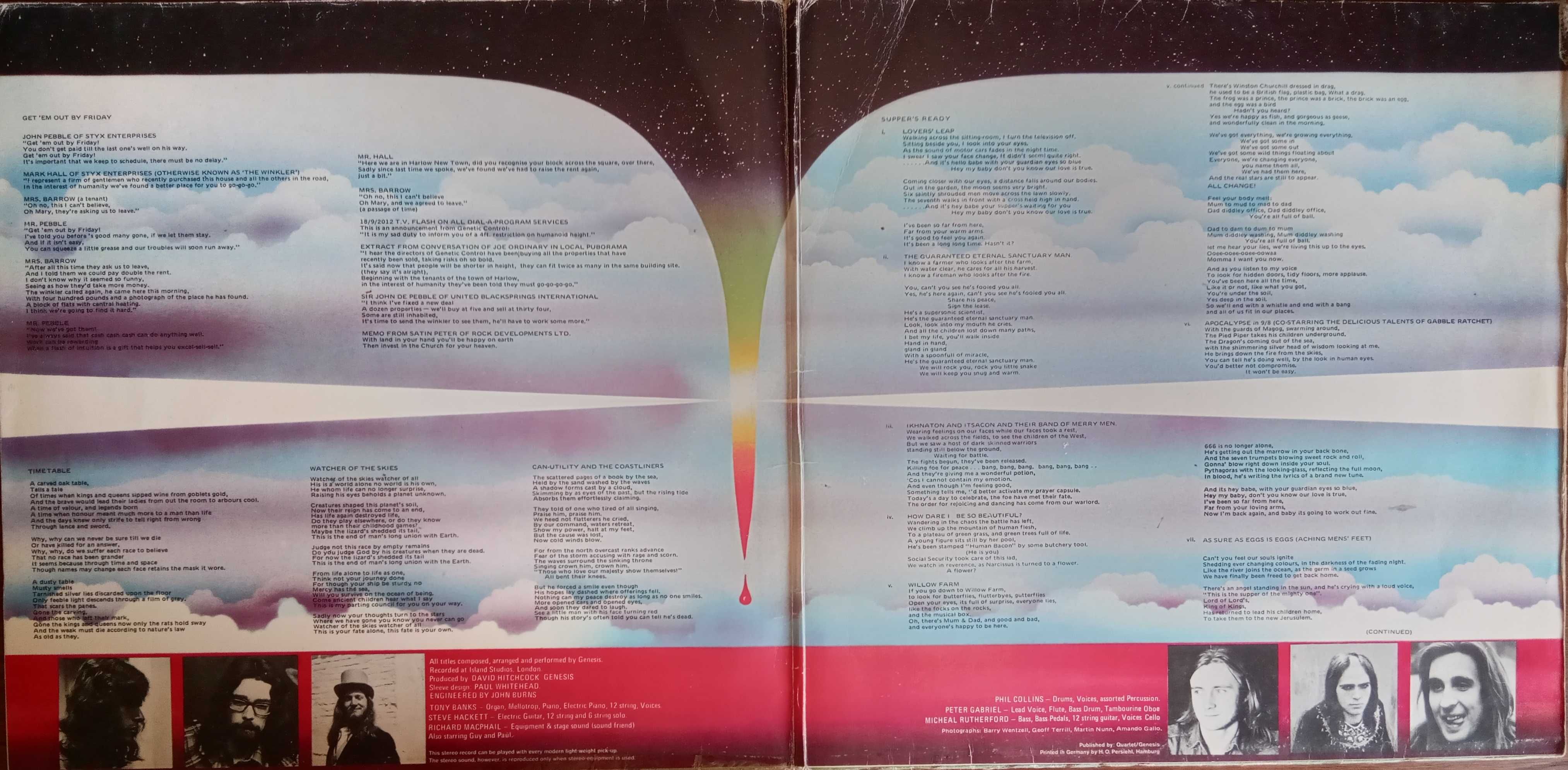 Genesis	- - - - -	Foxtrot	- - - - -	LP