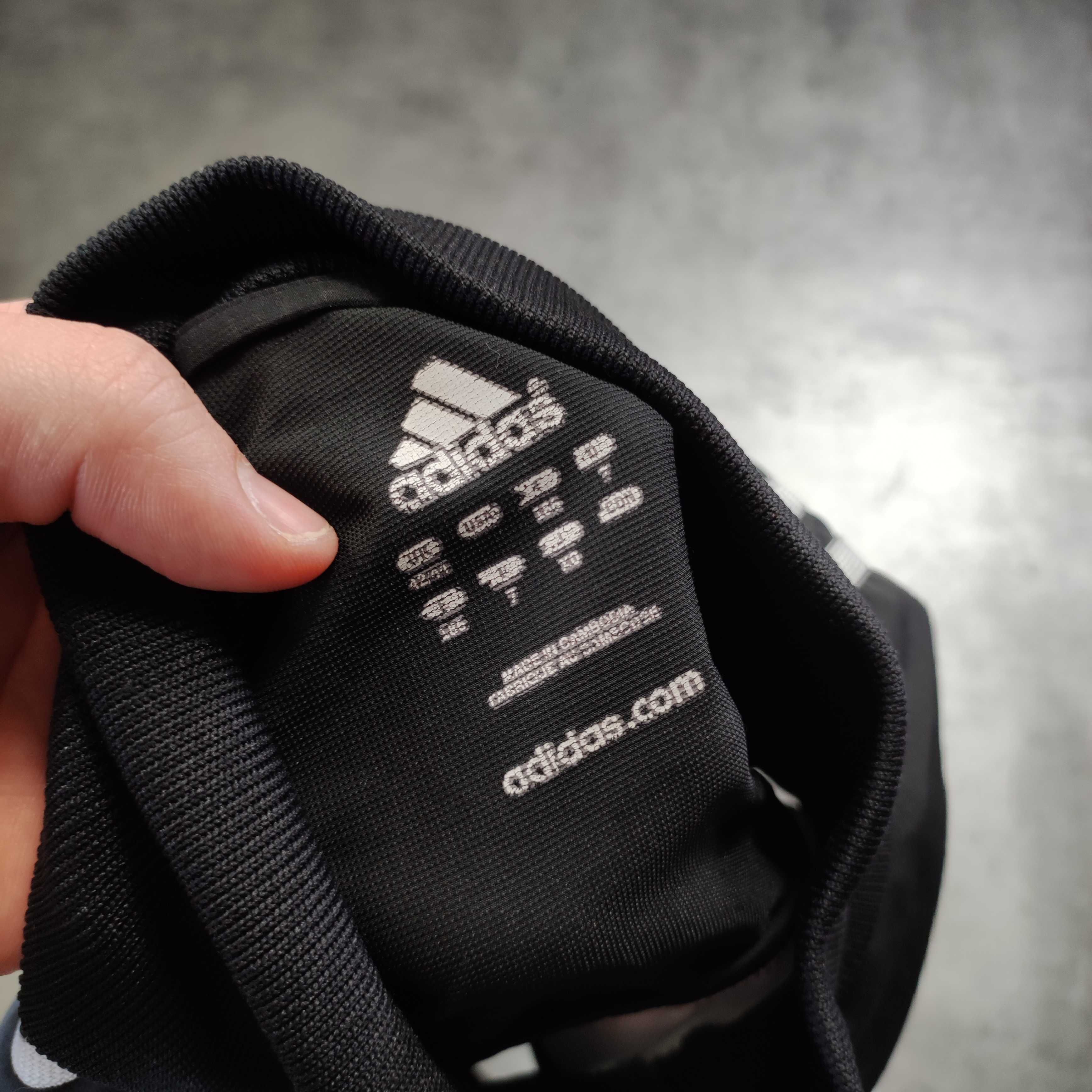 MĘSKA Bluza Kurtka Lekka Wiatrówka Adidas Suwak 3 Paski Stójka Clima